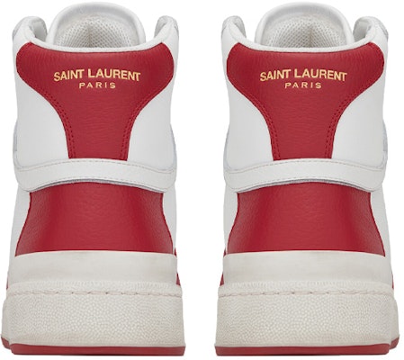 Saint Laurent SL/24 High 'Blanco Rojo Desgastado' 61061800NH09068 Purchase Saint Laurent SL/24 High 'Blanco Rojo Desgastado' 61061800NH09068