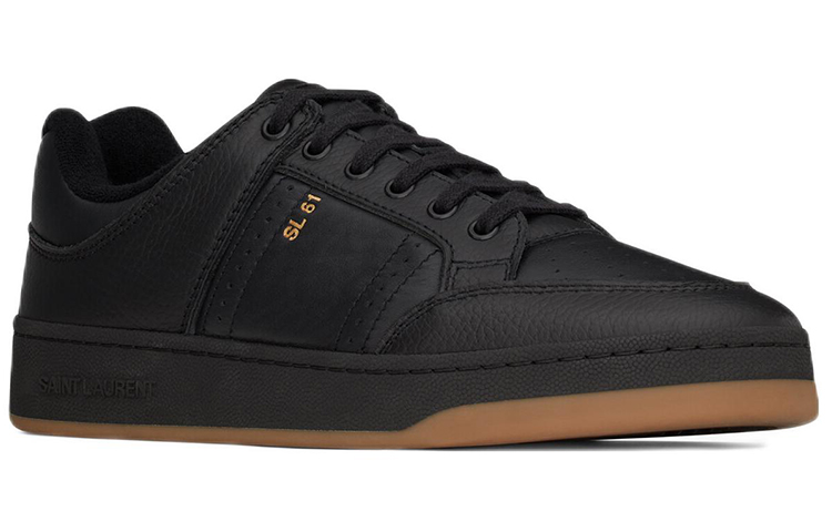 Lookbook サンローラン SL/61 黒革ローカット 69078904GAA1000