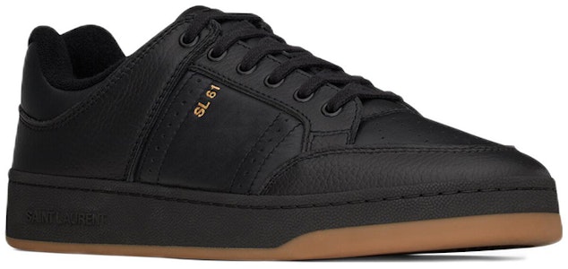 Saint Laurent SL/61 'Zapatillas Bajitas de Cuero Negro' 69078904GAA1000 Lookbook Saint Laurent SL/61 'Zapatillas Bajitas de Cuero Negro' 69078904GAA1000