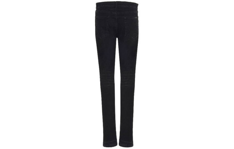 Lookbook SAINT LAURENT Slim Fit Solid Black Jeans 622876Y890V1252