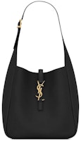 Saint Laurent Small Le 5 À 7 Supple in Grained Leather Black Saint Laurent Small Le 5 À 7 Supple in Grained Leather Black