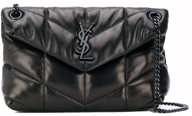 Saint Laurent Small Puffer Shoulder Bag Black Buy Saint Laurent Small Puffer Shoulder Bag Black