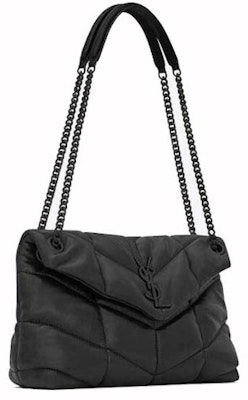 Saint Laurent Small Puffer Shoulder Bag Black Lookbook Saint Laurent Small Puffer Shoulder Bag Black
