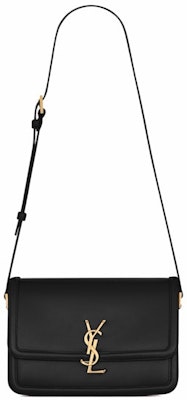 Saint Laurent Solferino Box Leather Satchel Medium Black Buy Saint Laurent Solferino Box Leather Satchel Medium Black