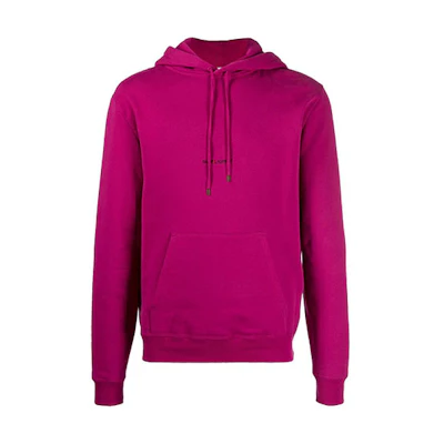 Saint Laurent Solid Color Hoodie Pullover Menswear - Rose Pink 666166YBQZ26841