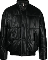 Saint Laurent Solid Color Zip-Up Jacket Black Long Sleeve Short Coat 751820YC2MS1000 Saint Laurent Solid Color Zip-Up Jacket Black Long Sleeve Short Coat 751820YC2MS1000