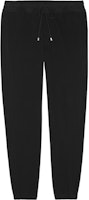 Saint Laurent Solid Drawstring Knit Jogger Pants Men Black. 683210Y36PZ1000 Saint Laurent Solid Drawstring Knit Jogger Pants Men Black. 683210Y36PZ1000