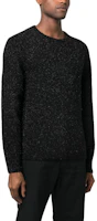 Details for SAINT LAURENT 點紋羊絨圓領毛衣 黑色 710733Y75RC1001