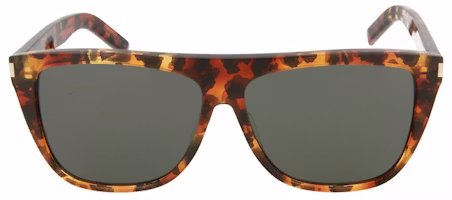 Saint Laurent Square-Frame Acetate Sunglasses Havana/Grey (SL1-30000164-015) Saint Laurent Square-Frame Acetate Sunglasses Havana/Grey (SL1-30000164-015)