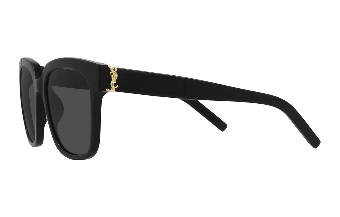Saint Laurent Square Frame Logo Sunglasses Unisex Black SLM40003 圖 2