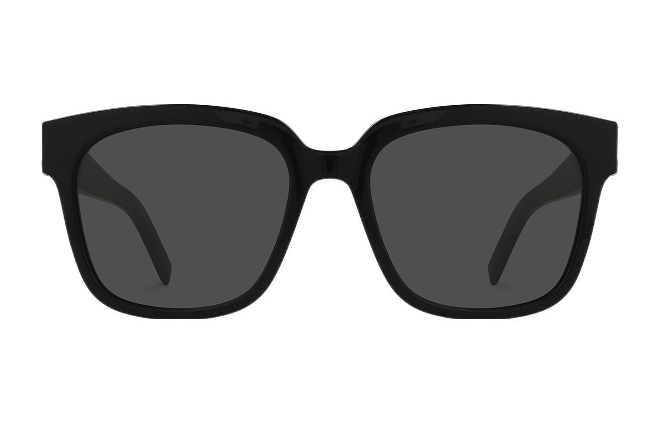 Saint Laurent Square Frame Logo Sunglasses Unisex Black SLM40003 圖 3