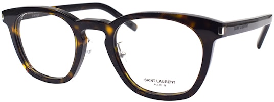 SAINT LAURENT Square Logo Comfortable Unisex Tortoiseshell Optical Frames SL28J-002 SAINT LAURENT Square Logo Comfortable Unisex Tortoiseshell Optical Frames SL28J-002