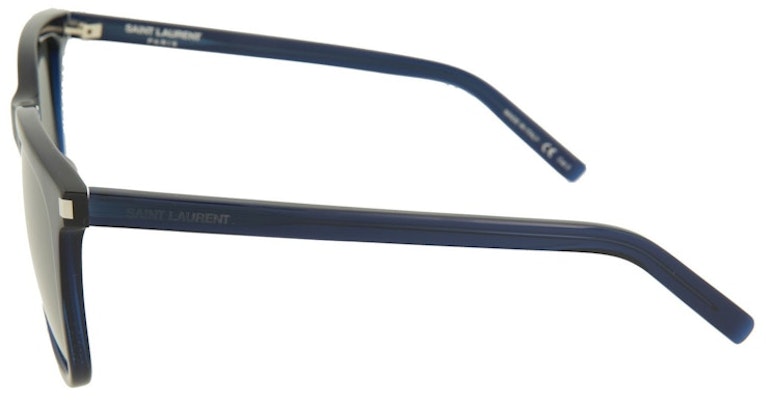 Saint Laurent Square Sunglasses Blue/Blue/Silver (SL116K-30000489-003) Lookbook Saint Laurent Square Sunglasses Blue/Blue/Silver (SL116K-30000489-003)