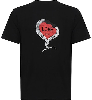 Saint Laurent Kaos Hitam SS18 Heart Back Graphic. 497188YB2MQ1004 Order Saint Laurent Kaos Hitam SS18 Heart Back Graphic. 497188YB2MQ1004