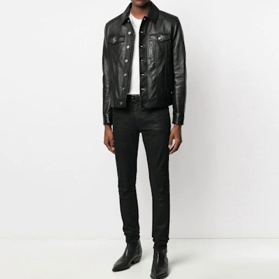 SAINT LAURENT SS21 Black Single-Breasted Leather Jacket 529949YC2OC1000 Shop SAINT LAURENT SS21 Black Single-Breasted Leather Jacket 529949YC2OC1000