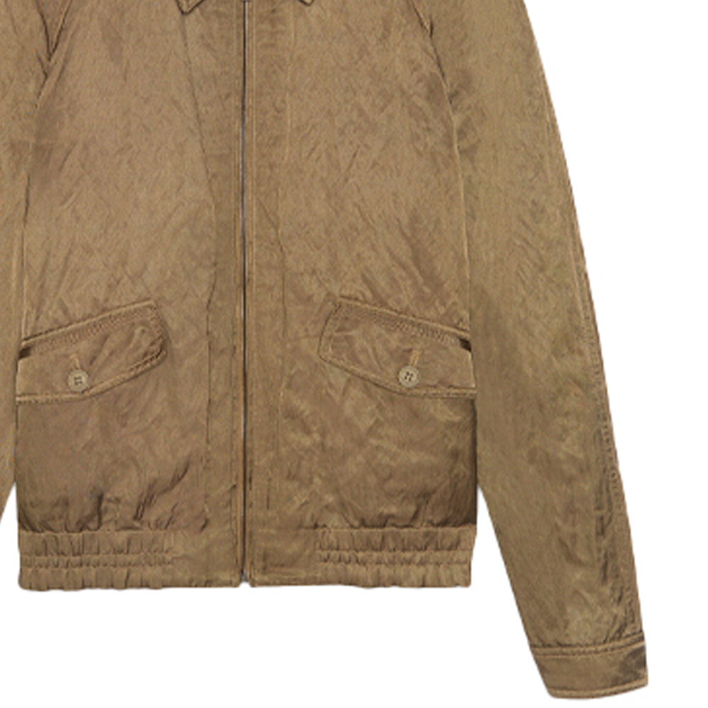 Details for SAINT LAURENT SS21 Metallic Satin Raglan Zip Jacket for Men 637524Y1C173171