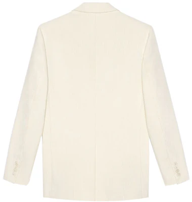 SAINT LAURENT SS21 Blazer Warna Putih Kapur 644458Y1C259601 Lookbook SAINT LAURENT SS21 Blazer Warna Putih Kapur 644458Y1C259601