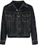 Buy SAINT LAURENT SS22 Black Denim Jacket Long Sleeve Single-Breasted 660464Y18OA