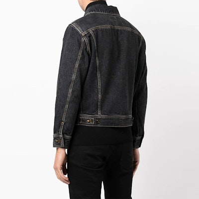 SAINT LAURENT SS22 Black Denim Jacket Long Sleeve Single-Breasted 660464Y18OA Shop SAINT LAURENT SS22 Black Denim Jacket Long Sleeve Single-Breasted 660464Y18OA
