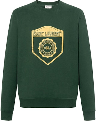 圣罗兰SS22绿色字母印花圆领卫衣 686608Y36RN3842 Buy 圣罗兰SS22绿色字母印花圆领卫衣 686608Y36RN3842