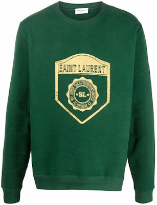 圣罗兰SS22绿色字母印花圆领卫衣 686608Y36RN3842 Order 圣罗兰SS22绿色字母印花圆领卫衣 686608Y36RN3842