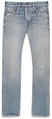 SAINT LAURENT SS22 Mid-Waist Distressed Denim Jeans Blue 710036YF8524124 Order SAINT LAURENT SS22 Mid-Waist Distressed Denim Jeans Blue 710036YF8524124