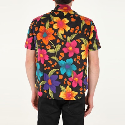 圣罗兰SS22红色花卉印花短袖衬衫 688325Y2E948486 Purchase 圣罗兰SS22红色花卉印花短袖衬衫 688325Y2E948486