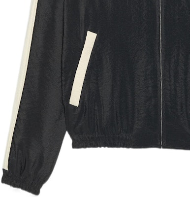 SAINT LAURENT SS22 Striped Colorblock Zip Jacket Black Long Sleeve 684942Y2E801000 Sizing SAINT LAURENT SS22 Striped Colorblock Zip Jacket Black Long Sleeve 684942Y2E801000