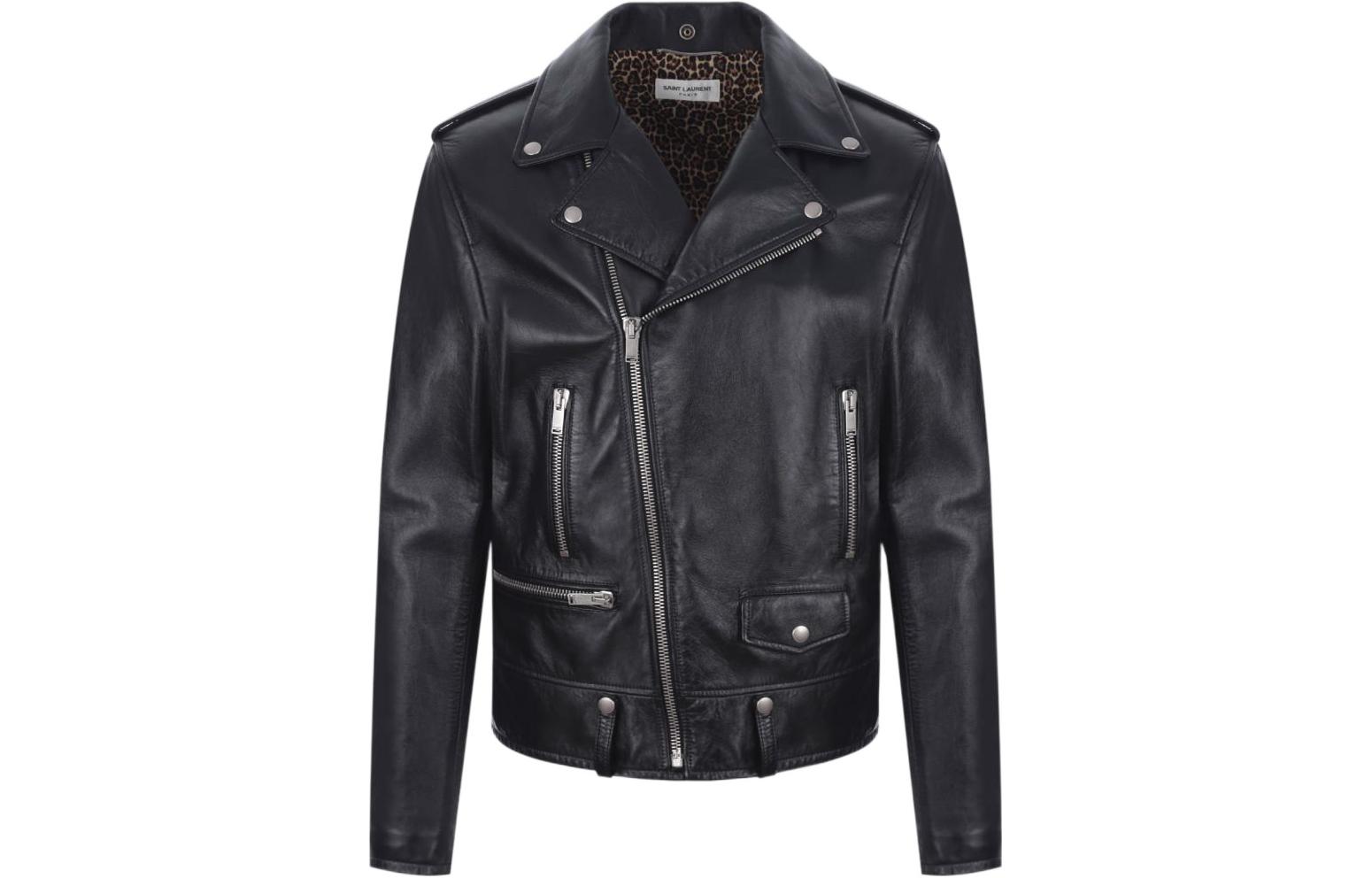 Saint Laurent SS22 Black Long-Sleeve Collar Jacket 689166YCFC21000