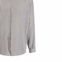 Sizing SAINT LAURENT SS22 Button-Up Striped Silk Long Sleeve Shirt Black Men’s 680495Y2E111095