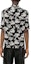 Shop Saint Laurent SS22 Geometric Print Single-Breasted Shirt Men’s Black. 601070Y1F521087