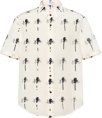 SAINT LAURENT SS22 Palm Print Short-Sleeve Button-Up Shirt Men’s Off-White. 686979Y2E849761 Buy SAINT LAURENT SS22 Palm Print Short-Sleeve Button-Up Shirt Men’s Off-White. 686979Y2E849761