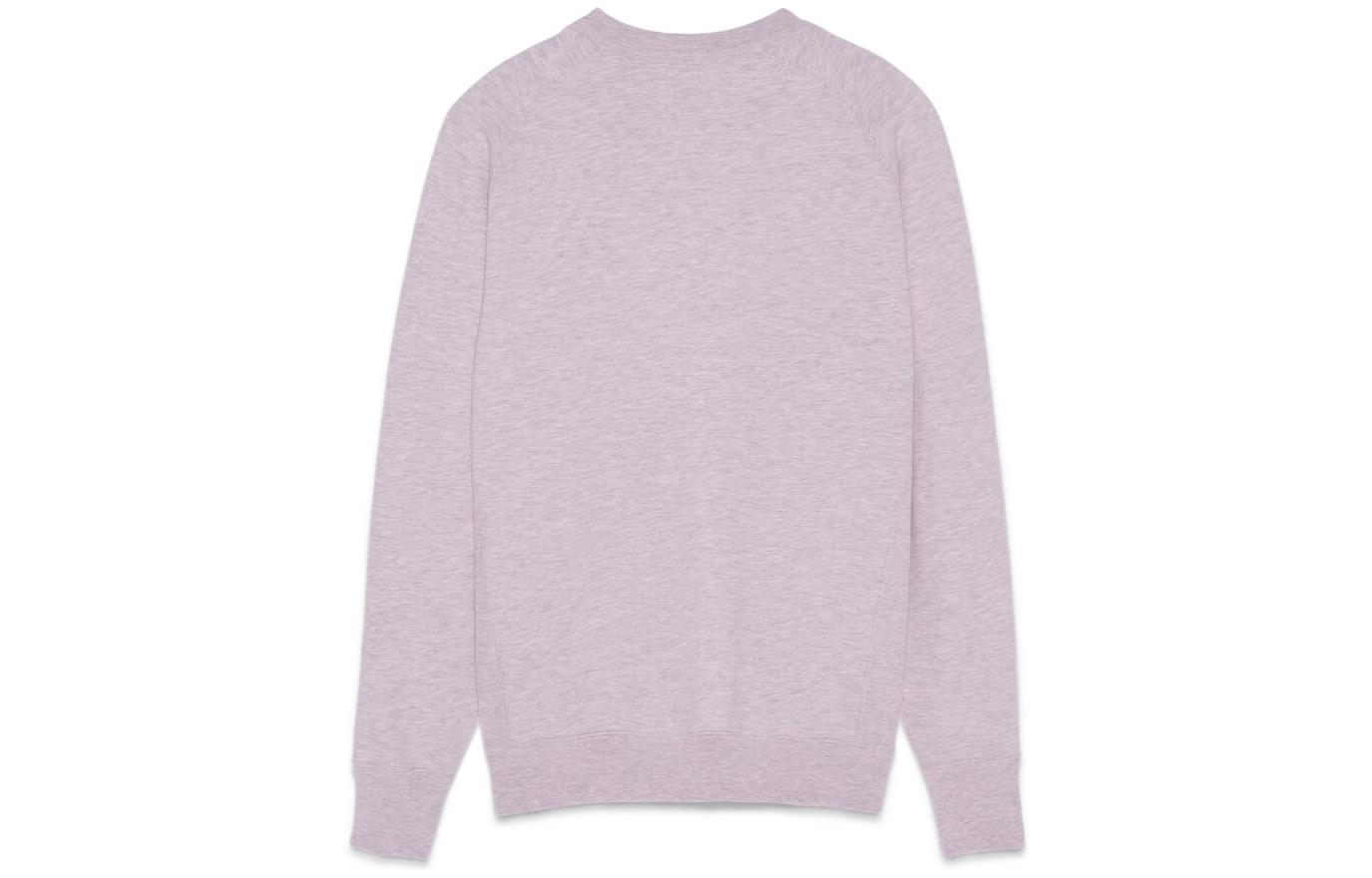 Lookbook 聖羅蘭 SS22 紫色標誌印花棉質圓領衛衣。 683995Y36NU5421