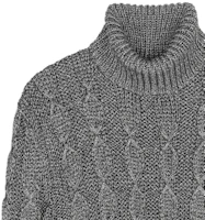 Details for SAINT LAURENT SS22 男款銀色厚針織高領毛衣 712371Y75RJ1081
