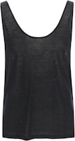 SAINT LAURENT SS22 Sleeveless Slim Fit Tank Top for Men in Black. 681466Y36HA1000 SAINT LAURENT SS22 Sleeveless Slim Fit Tank Top for Men in Black. 681466Y36HA1000
