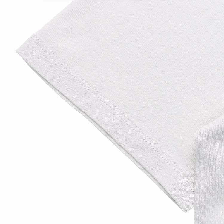 Shop SAINT LAURENT SS22 Kaos Putih Pria Lengan Pendek dengan Logo Kecil 686186Y36QP8520