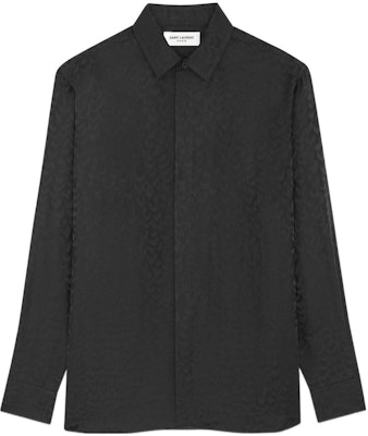 SAINT LAURENT SS22 Baju Kemeja Lengan Panjang Hitam Lelaki 646850Y1F181000 Buy SAINT LAURENT SS22 Baju Kemeja Lengan Panjang Hitam Lelaki 646850Y1F181000