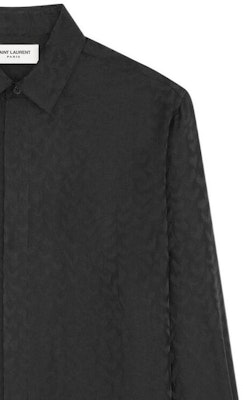 SAINT LAURENT SS22 Baju Kemeja Lengan Panjang Hitam Lelaki 646850Y1F181000 Purchase SAINT LAURENT SS22 Baju Kemeja Lengan Panjang Hitam Lelaki 646850Y1F181000