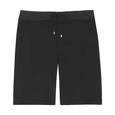 SAINT LAURENT SS22 Solid Color Bermuda Casual Shorts Black 704727Y36PZ1000