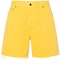 Buy SAINT LAURENT SS22 Solid Color Distressed Straight Fit Casual Shorts Unisex. 688100Y23NR7040
