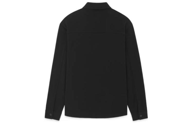 Lookbook 생로랑 SS23 블랙 클래식 디자인 버튼업 긴팔 셔츠 733760Y37GV1000