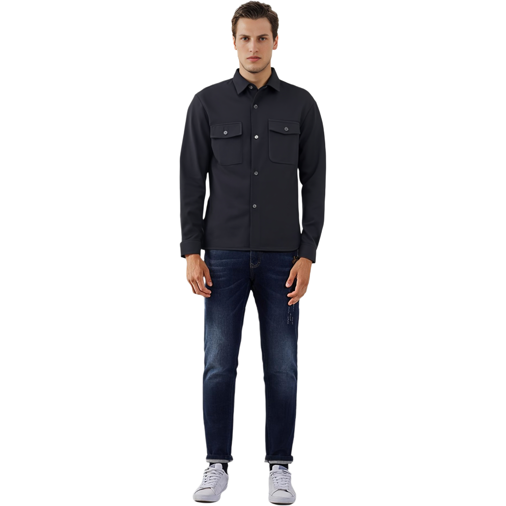 Purchase 생로랑 SS23 블랙 클래식 디자인 버튼업 긴팔 셔츠 733760Y37GV1000