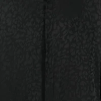 Sizing SAINT LAURENT SS23 Black Leopard Print Long-Sleeve Shirt 705698Y1F141000