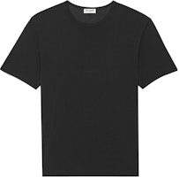 SAINT LAURENT SS23 Black Plain Crewneck Casual T-Shirt. 749102Y37IL1000 SAINT LAURENT SS23 Black Plain Crewneck Casual T-Shirt. 749102Y37IL1000