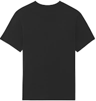 Lookbook SAINT LAURENT SS23 黑色純色圓領休閒T恤。 749102Y37IL1000