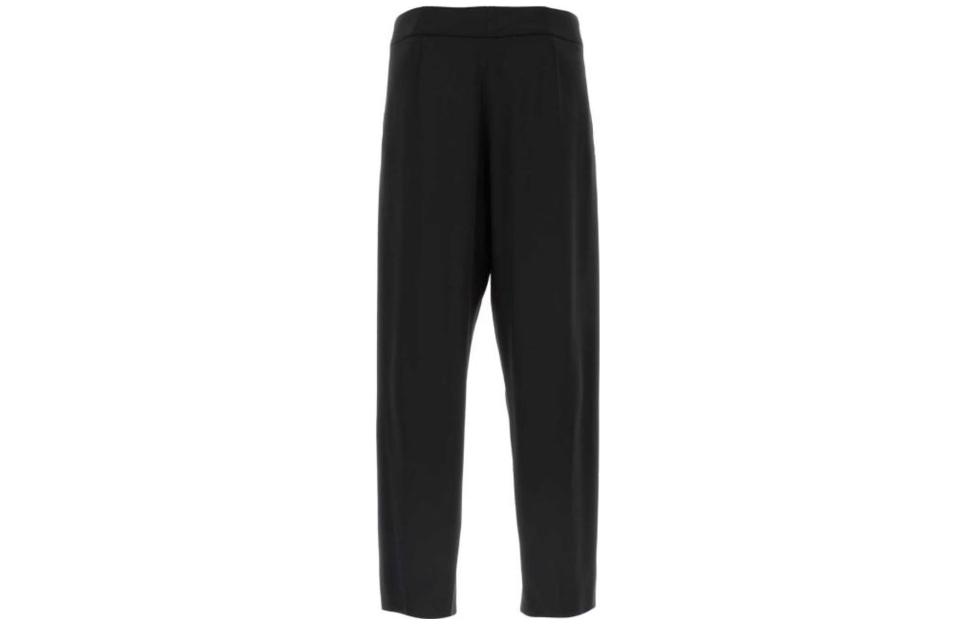 Lookbook SAINT LAURENT SS23 Pantalones Negros Casuales de Pierna Recta 733675Y5C381000