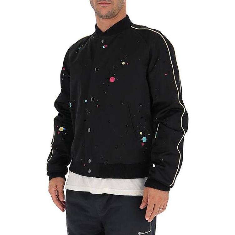 Purchase 聖羅蘭SS23黑色條紋棒球領長袖外套 586919-Y359V-1052