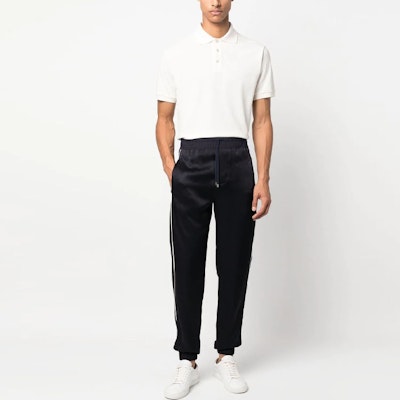 SAINT LAURENT SS23 Solid Button-Up Short Sleeve Polo Shirt Off-White. 713901Y37HC9502 Lookbook SAINT LAURENT SS23 Solid Button-Up Short Sleeve Polo Shirt Off-White. 713901Y37HC9502