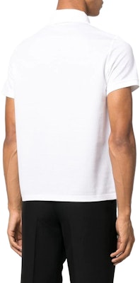 圣罗兰 SS23 白色简约休闲短袖POLO衫 712300YB2OC9000 Shop 圣罗兰 SS23 白色简约休闲短袖POLO衫 712300YB2OC9000