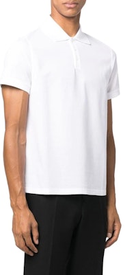 圣罗兰 SS23 白色简约休闲短袖POLO衫 712300YB2OC9000 Purchase 圣罗兰 SS23 白色简约休闲短袖POLO衫 712300YB2OC9000